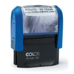 Самонаборный штамп Colop Printer C20, С блокировкой для транспортировки, Черный