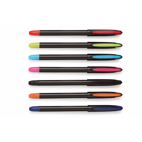 Lodīšu pildspalva Cello Maxriter XS, 0.7mm, asorti korpuss, zila