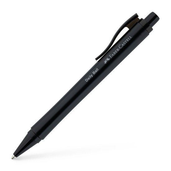 Lodīšu pildspalva Faber-Castell Daily Ball XB, melns korpuss