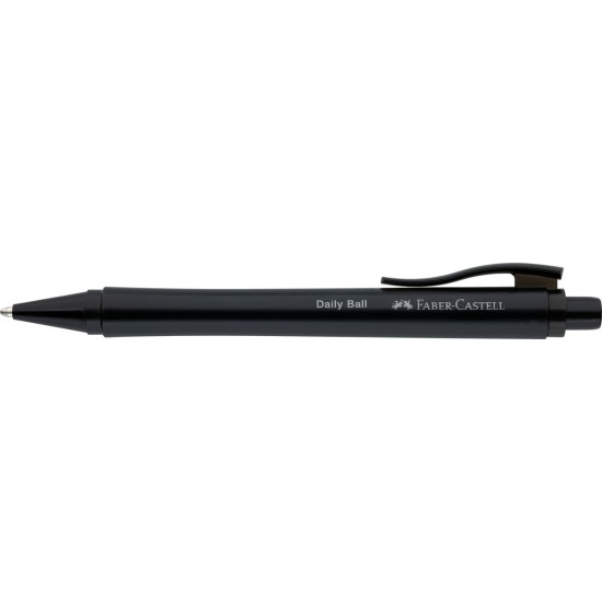 Lodīšu pildspalva Faber-Castell Daily Ball XB, melns korpuss