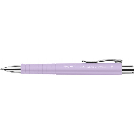 Lodīšu pildsplava Faber-Castell PolyBall XB, 0.6mm, pasteļlillā