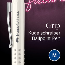 *Lodīšu pildspalva Faber-Castell Grip Harmony 0.7mm, zila