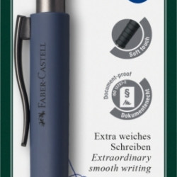Lodīšu pildspalva Faber-Castell PolyBall XB 0.6mm zila, zils korpuss