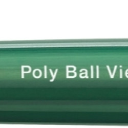 Lodīšu pildspalva Faber-Castell PolyBall View XB 0.6mm, zaļš korpuss