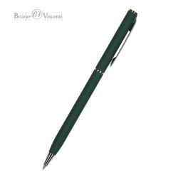 Lodīšu pildspalva Bruno Visconti Palermo 0,7mm, zila, zaļš korpuss