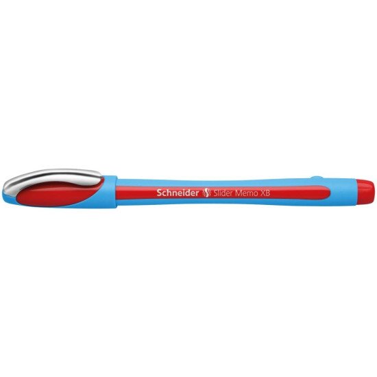 Lodīšu pildspalva Schneider Slider Memo 1.4mm XB, sarkana