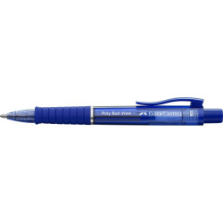 Шариковая ручка Faber-Castell Poly Ball View, Admiral Blue