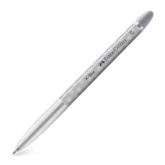 Lodīšu pildspalva Faber-Castell K-One 0.7mm, melna
