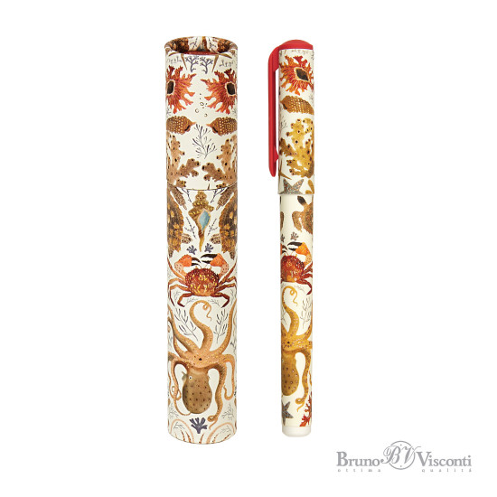 Lodīšu pildspalva futlārī Bruno Visconti DreamWrite Fauna 0.7mm, zila, asorti