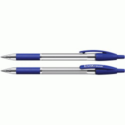 ***Lodīšu pildspalva Erich Krause R-301 Classic Matic&Grip, automātiska,1,0mm, zila