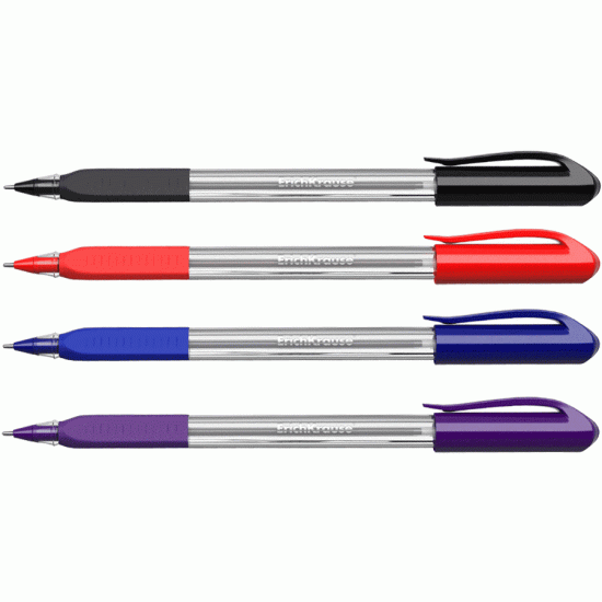 ***Lodīšu pildspalva Erich Krause U109, 1,0mm, zila