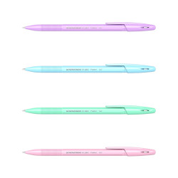 *Lodīšu pildspalva ErichKrause R-301 Pastel Stick, 0,7mm, zila