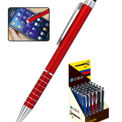 *Lodīšu pildspalva GRAND TOUCH PEN, 0,7mm, automātiska, zila