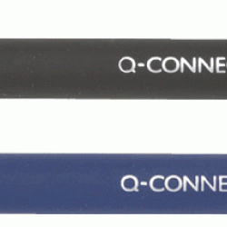 *Lodīšu pildspalva Q-CONNECT LAMDA, 0,7mm, automātiska, zila