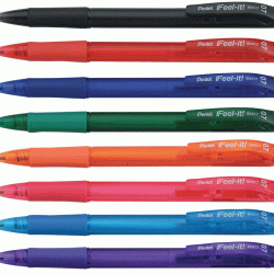 Lodīšu pildspalva Pentel iFeel-It!, 0.7 mm, automātiska, zaļa