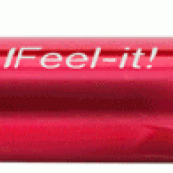 *Lodīšu pildspalva Pentel iFeel-It! BX477, 0,7mm, automātiska, sarkana