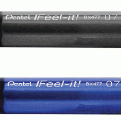 Lodīšu pildspalva Pentel iFeel-It! BX477, 0,7mm, automātiska, zila