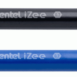 Lodīšu pildspalva Pentel Izee CAP, 0.7 mm, melna