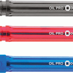 *Lodīšu pildspalva OPTIMA OIL PRO, 0,5mm, melna