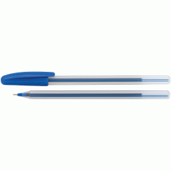 *Lodīšu pildspalva Economix LINE, 0.7 mm, zila