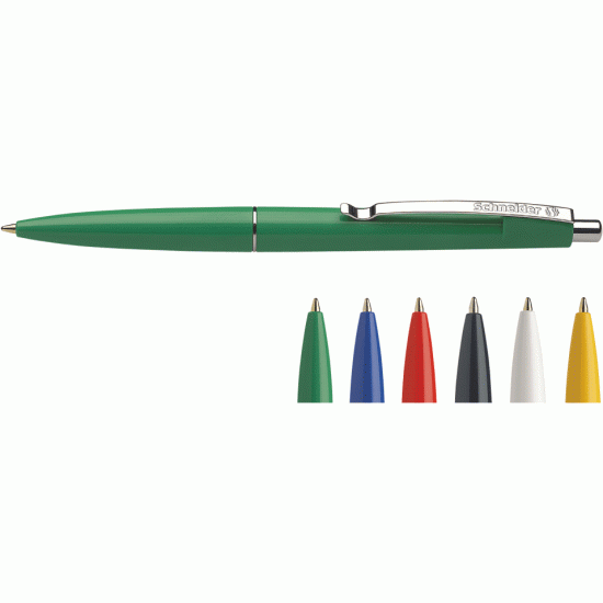 Lodīšu pildspalva Schneider OFFICE, 1,0mm, korpusa krāsa asorti, automātiska, zila