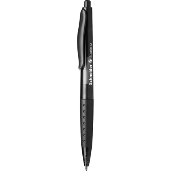 Lodīšu pildspalva Schneider SUPRIMO, 1.0 mm, automātiska, melna