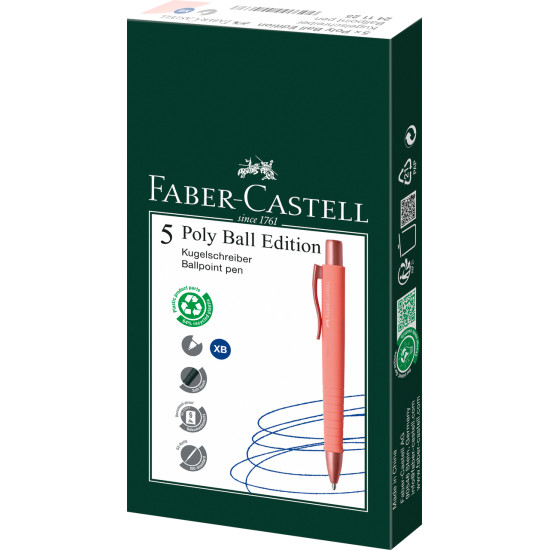 Pastapliiats Faber-Castell Poly Ball Urban Coral