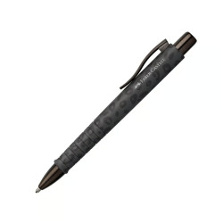 Lodīšu pildspalva Faber-Castell Poly Ball XB, Leo Edition Black