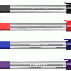 *Lodīšu pildspalva Erich Krause U109, 1,0mm, sarkana