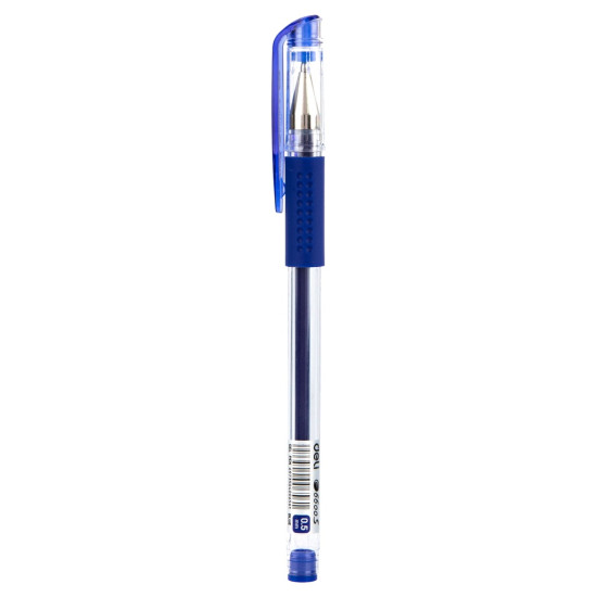 *Gēla pildspalva Deli 6600, 0.5mm, zila