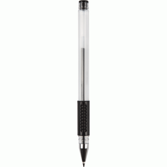 *Gēla pildspalva Attomex, 0.5mm, melna