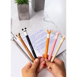 Гелевая ручка EberhardFaber Erase it! Свинка, Blue, Стираемая