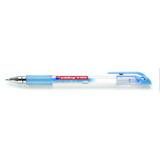 Gēla pildspalva Edding 2185, 0.7mm, gaiši zila