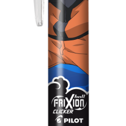 Gēla pildspalva Pilot Frixion Clicker Naruto 0.7mm, izdzēšama, automātiska, zila