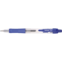 *Gēla pildspalva DONAU, 0,5mm, ar ūdensizturīgu tinti, automātiska, zila