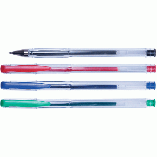 *Gēla pildspalva Office Products CLASSIC, 0,7mm, melna