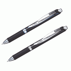 Gēla pildspalva Pentel Energel Permanent BLP-77, 0,7mm, melna