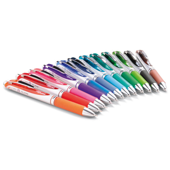 Gēla pildspalvu komplekts Pentel Energel BL77 0.7mm, 20 gab, dažādas krāsas