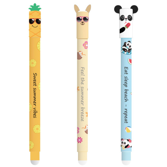 Geelpliiats EberhardFaber Erase it! Summer ananass 0.7mm kirjutab-kustutab sinine