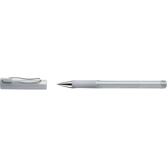 Gēla pildspalva Faber-Castell Beyond Gel Broad Rising 1.0mm, sudraba