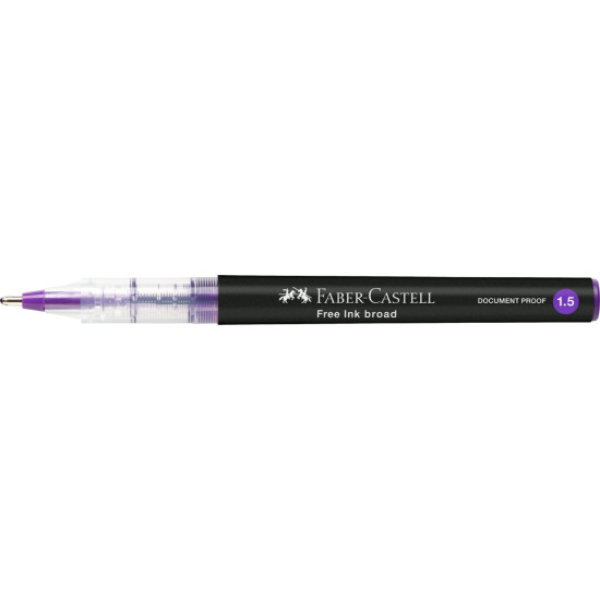 Tintes pildspalva Faber-Castell B, 1.5mm, arhīvdroša, violeta