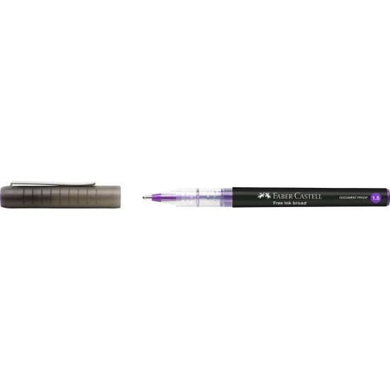 Tintes pildspalva Faber-Castell B, 1.5mm, arhīvdroša, violeta