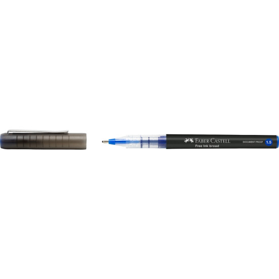 Tintes pildspalva Faber-Castell B, 1.5mm, arhīvdroša, zila