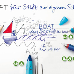 *Tintes pildspalva Faber-Castell Scribolino Twist, zila