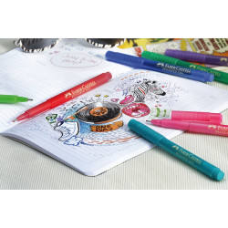 *Tintes pildspalva Faber-Castell Broadpen 1554, 0.8mm, sarkana