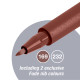 Otas tipa flomāsteru komplekts Faber-Castell Pitt Artist Pen Milan, 12 krāsas