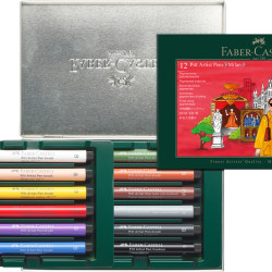 Otas tipa flomāsteru komplekts Faber-Castell Pitt Artist Pen Milan, 12 krāsas