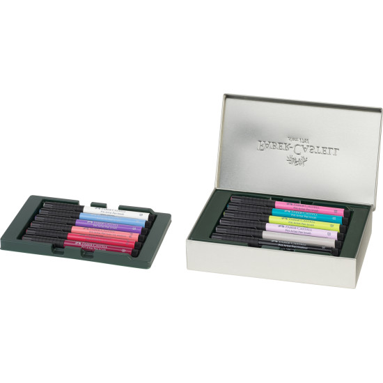 Otas tipa flomāsteru komplekts Faber-Castell Pitt Artist Pen Tokyo, 12 krāsas