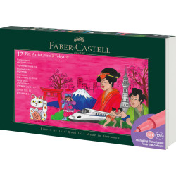 Набор художественных ручек Faber-Castell Pitt Artist Pen Tokyo, Многоцветный