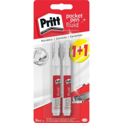 *Korekcijas pildspalva Pritt Pocket Pen 8ml, 2gab/iep.